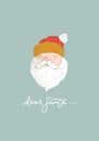 Dear Santa face