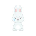 Cute crying bunny