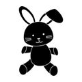 Bunny teddy icon