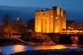 Bunratty castle at night