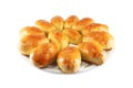 Buns, homemade pasties Royalty Free Stock Photo