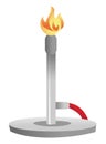 Bunsen burner Royalty Free Stock Photo