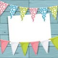 Bunting decoration