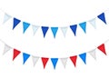 Bunting Flag Garland Isolated