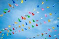 Bunting Flags Sky Royalty Free Stock Photo