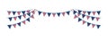 Bunting garland pennant flags decoration illustration | British flag