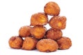 Bunuelos de viento, typical pastries of Spain, eaten in Lent