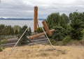 `Bunyon`s Chess` by Mark di Suvero, Olympic Sculptue Park, Seattle, Washington, United States