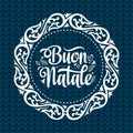 Buon Natale. Christmas template. Royalty Free Stock Photo