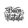 Buon Natale. Christmas template. Royalty Free Stock Photo