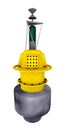 Buoy isolated on white background Royalty Free Stock Photo