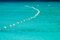 Buoy line Royalty Free Stock Photo