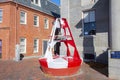 Buoy in Newburyport downtown, MA, USA Royalty Free Stock Photo