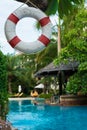 Buoy and swimming pool