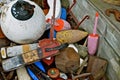 Buoys, bobbers, and lobster fishing Royalty Free Stock Photo