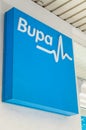 Bupa private health insurance office in Melbourne Royalty Free Stock Photo