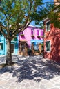 Burano the city of colorful houses in the Venetian Lagoon of Italy Royalty Free Stock Photo