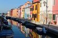 Burano Houses Royalty Free Stock Photo