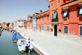 Burano Houses - Venice Lagoon Royalty Free Stock Photo