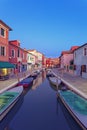 Burano Island At Twillight