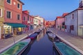 Burano Island At Twillight