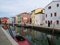 Burano island-typical architecture- venice- italy