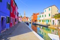 Burano island. Venice. Italy. Royalty Free Stock Photo