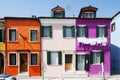 Burano island, Venice, Italy - typical colored house Royalty Free Stock Photo