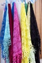 Burano lace scarf Royalty Free Stock Photo
