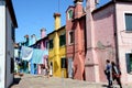 Burano streets, Venice Royalty Free Stock Photo