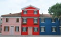 Burano, Venice. Colorful houses island