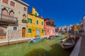 Burano village - Venice Italy