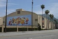Warner Bros Cartoon Characters on the Side of a WB Studios Sound Stage