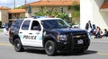 Burbank Police SUV Royalty Free Stock Photo