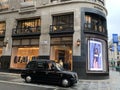 Burberry luxury fashion store in Regent Street London, England