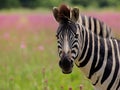 Burchells Zebra Closeup