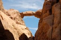 Burdah Arch in Wadi Rum, Jordan. Royalty Free Stock Photo