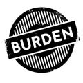 Burden rubber stamp