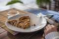 Burek - Traditional Bosnian meat pie Royalty Free Stock Photo