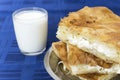 Burek and yogurt