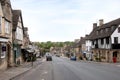 Burford High Street in Oxfordshire, UK Royalty Free Stock Photo