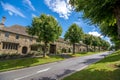 The main street in Burford village Royalty Free Stock Photo