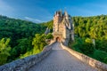 Burg Eltz castle in Rhineland-Palatinate, Germany.