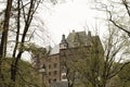 Burg Eltz, Germany: View of the beautiful Eltz Castle in the forest Royalty Free Stock Photo