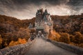 BURG ELTZ, GERMANY, 24 JULY 2020: Landscape of the Burg Eltz in Autumn Royalty Free Stock Photo