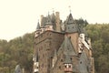 Burg Eltz, Germany: View of the beautiful Eltz Castle in the forest Royalty Free Stock Photo