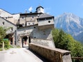 Medieval fortification Burg Hohenwerfen - Hohenwerfen Castle Austrian town of Werfen near Salzburg