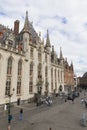 The Burg Square and the City Hall from Bruges city