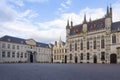 The Burg Square and the City Hall from Bruges city