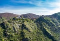 Burg Sterrenberg castle built in 13th centruy by brothers at the rhine river valley near bad salzig Royalty Free Stock Photo